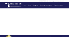 Desktop Screenshot of michiganhomeinspections.com